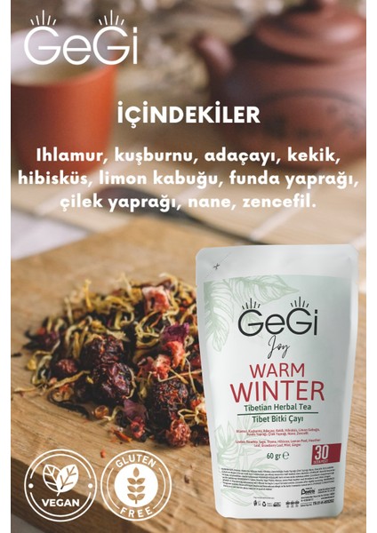 Ihlamur Kuşburnu Adaçayı Kekik Zencefil Hibisküs Limon Kabuğu Nane Içeren Tibet Atom Kış Bitki Çayı fiyatları