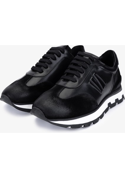 Erkek Hakiki Deri Siyah Süet Sneakers & Spor Ayakkabı 1093 1898 Erk Ayk SK25-26 Sıyah Suet/syh indirimleri