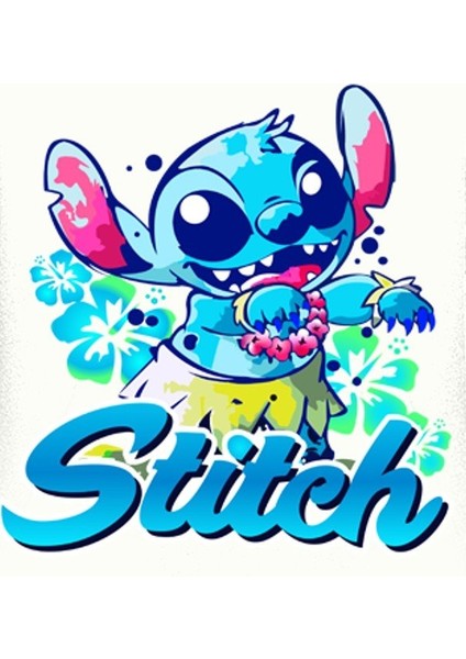 Unisex Stitch Baskılı Çocuk Swaetshirt Baskılı Kapüşonlu 3 Iplik Şardonlu modelleri