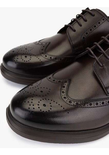 Erkek Hakiki Deri Kahverengi Casual Ayakkabı 1157 253-11 Erk Ayk SK25-26 Kahve modelleri