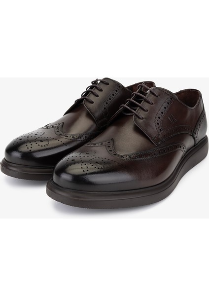 Erkek Hakiki Deri Kahverengi Casual Ayakkabı 1157 253-11 Erk Ayk SK25-26 Kahve indirimleri
