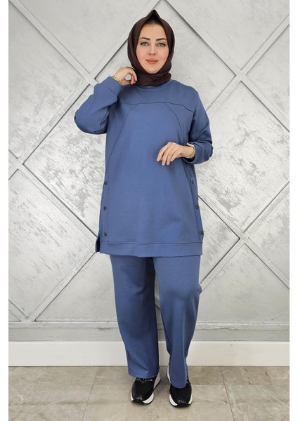 Kadın Çıt Çıt Detaylı Tesettür Takım modelleri