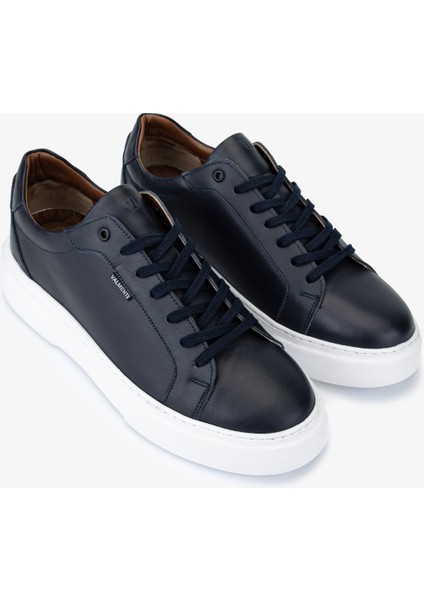 Erkek Hakiki Deri Lacivert Sneakers & Spor Ayakkabı 1166 25WN01 Erk Ayk SK25-26 Lacıvert fiyatları