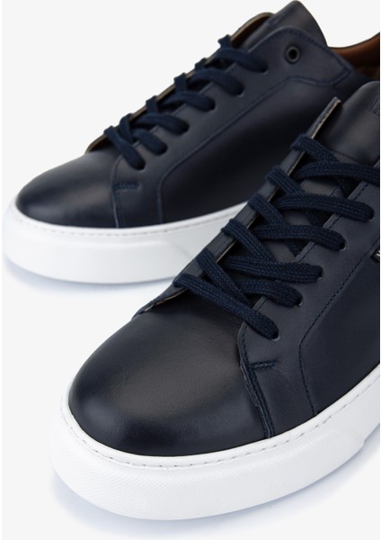 Erkek Hakiki Deri Lacivert Sneakers & Spor Ayakkabı 1166 25WN01 Erk Ayk SK25-26 Lacıvert modelleri