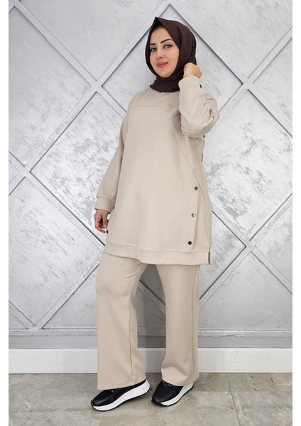 Kadın Çıt Çıt Detaylı Tesettür Takım modelleri