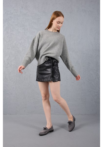 Istanbul Serisi Kadın Füme Süet Hakiki Deri Babet Ayakkabı fiyatları