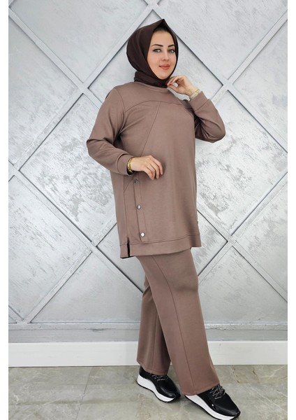 Kadın Çıt Çıt Detaylı Tesettür Takım modelleri
