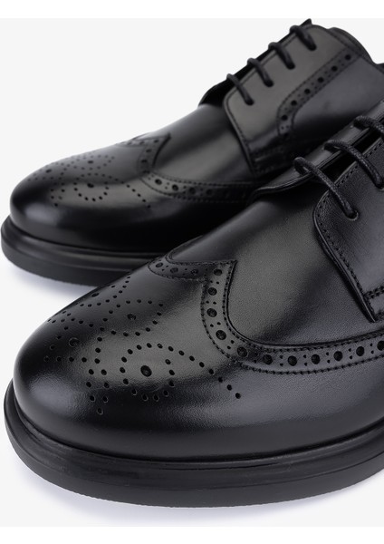 Erkek Hakiki Deri Siyah Casual Ayakkabı 1157 253-11 Erk Ayk SK25-26 Sıyah modelleri
