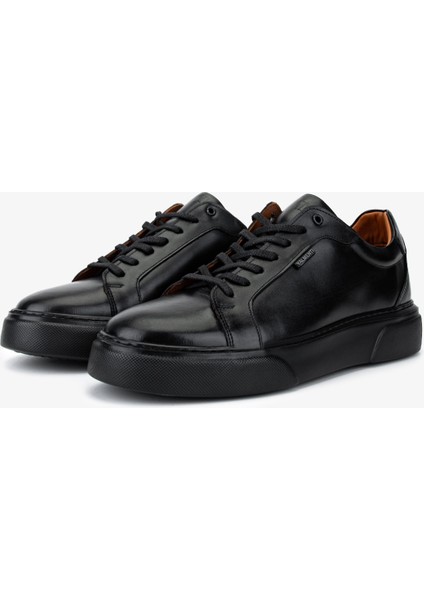 Erkek Hakiki Deri Siyah Sneakers & Spor Ayakkabı 1166 25WN01 Erk Ayk SK25-26 Sıyah fırsatları