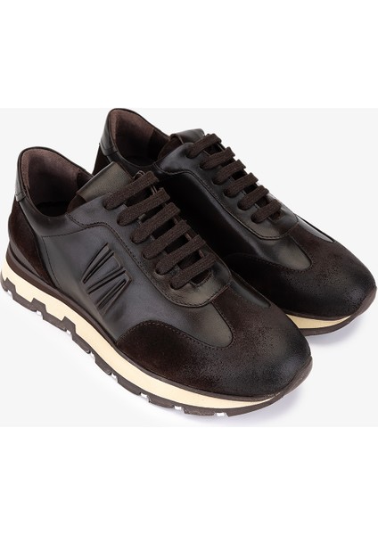 Erkek Hakiki Deri Kahverengi Sneakers & Spor Ayakkabı 1093 1898 Erk Ayk SK25-26 Kahve Suet/khv fiyatları