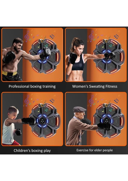 Bluetooth Hoparlör Özellikli Duvar Boks Makinesı 9 Mod Seviye Ayarlı Müzikli Boks Makinesı indirimleri