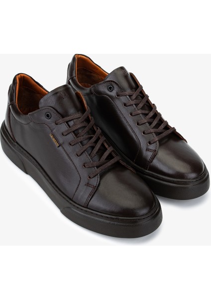 Erkek Hakiki Deri Kahverengi Sneakers & Spor Ayakkabı 1166 25WN01 Erk Ayk SK25-26 Kahve fiyatları