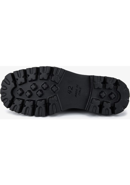 Erkek Hakiki Deri Siyah Casual Ayakkabı 1158 559-DL Erk Ayk SK25-26 Nero indirimleri