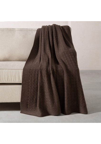 Rachel Koltuk Şalı Vizon 130X170