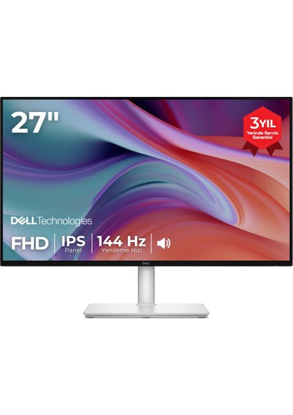 27 Plus S2725HSM 27 1920X1080 Fhd 144Hz 1ms IPS HDMI Freesync IPS Pivot Premium Monitor