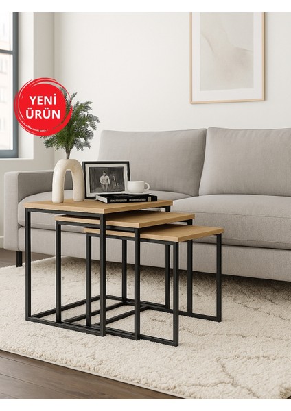 Anibel 3lü Zigon Sehpa Sepet