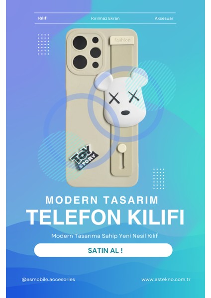 Redmi Note 12 Uyumlu Kılıf Bej Renk 3D Figürlü Darbe Emici Yumuşak Silikon Kapak indirimleri