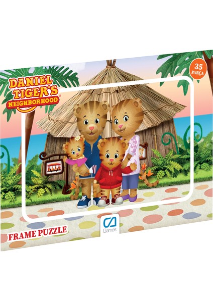 Daniel Tigers Frame Puzzle - 35 Parça - Karışık Desen Gönderilecektir.
