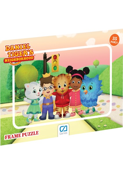Daniel Tigers Frame Puzzle - 35 Parça - Karışık Desen Gönderilecektir. fiyatları