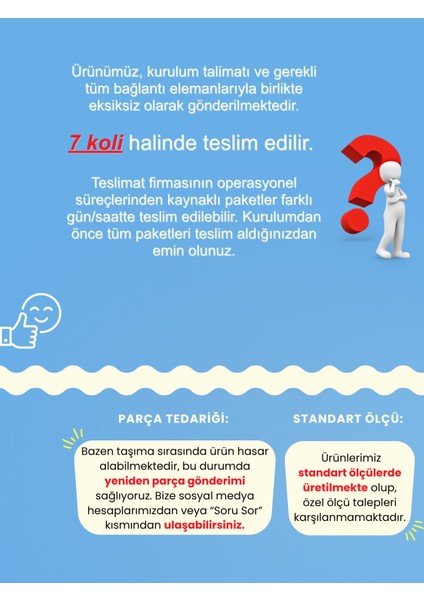 Cosmos 6 Kapaklı Gardırop - 210 cm Y, 184 cm G - Genç Odası ve Yatak Odası Gardırop