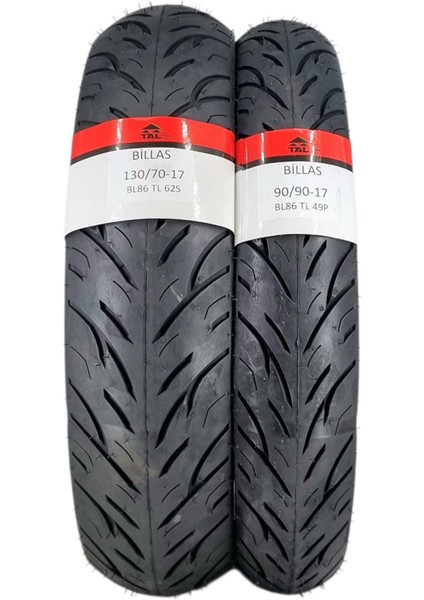 130/70-17 ve 90/90-17 Tl (Tubeless - Dubleks) BL086 Motosiklet Takımı fiyatları