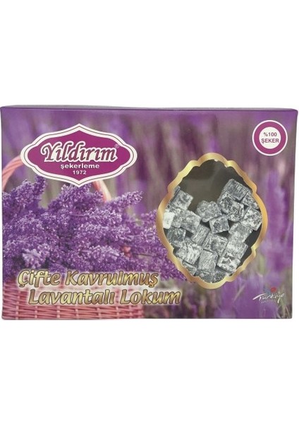 200 Gr. Çifte Kavrulmuş Lavanta Lokumu