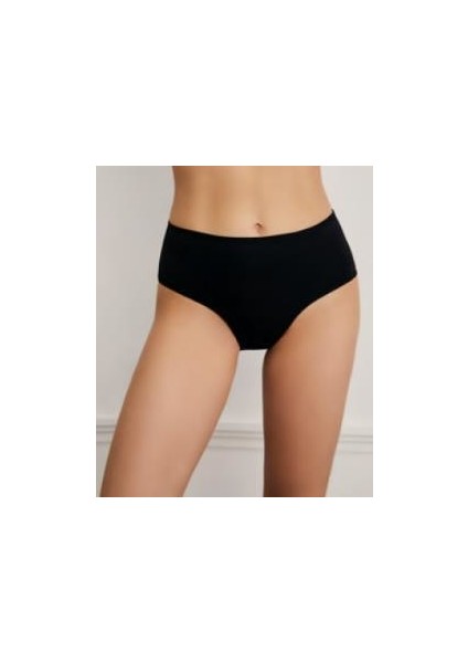 ERSK710 Kadın Yüksel Bel Slip 3lü Syh-Byz-Ten