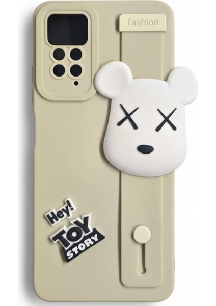 Redmi Note 12 Pro 4G Uyumlu Kılıf Bej Renk 3D Figürlü Darbe Emici Yumuşak Silikon Kapak fırsatları