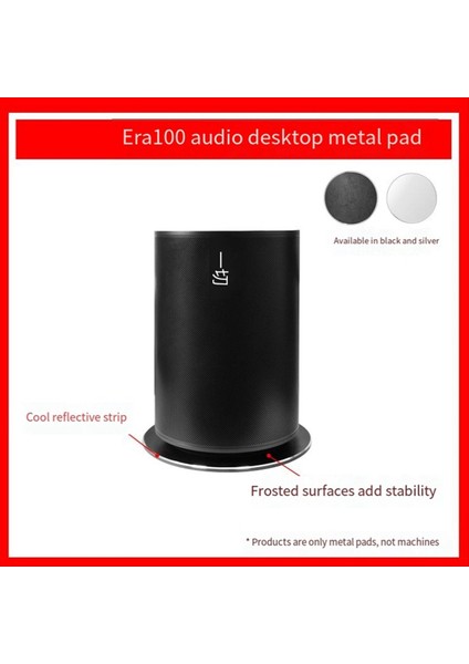 Sonos ERA100 Hoparlörler Masaüstü Stand Metal Mat Evrensel Braketler Hoparlörler Yedek Siyah (Yurt Dışından) indirimleri