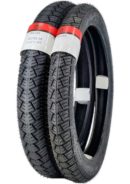 90/90-18 ve 275-18 Tl (Tubeless - Dubleks) BL084 Motosiklet Lastiği Takımı modelleri
