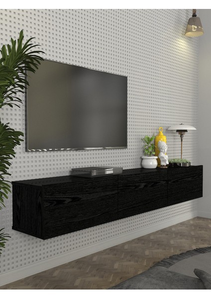 Cercei Tv Ünitesi 180 cm Senkron Siyah