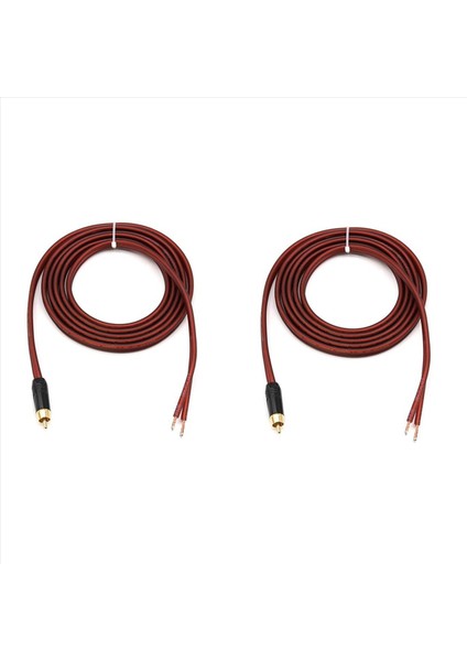4pcs Rca Hoparlör Kablosu Tel Hoparlör Teline Rca Fişine Rca Fiş Konektörü Adaptörünü Kablo Açık Sese Değiştirin (Yurt Dışından) fiyatları