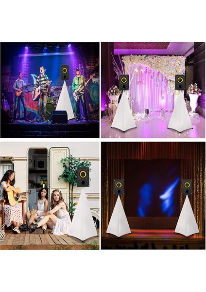 Evrensel Dj Light Hoparlör Stand Kapağı Çift Taraflı Tripod Stand Stand Scrim Kapak Gerilebilir Malzeme 1 Pcs (Yurt Dışından) indirimleri