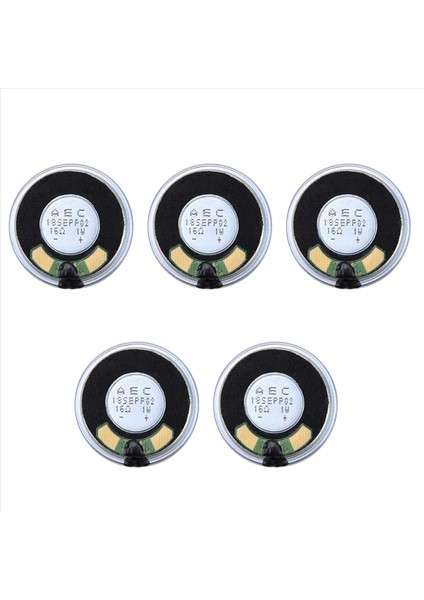 5pcs 36MM 16 Ohm 1W Alüminyum Gövde Iç Mıknatıs Hoparlör (Yurt Dışından)