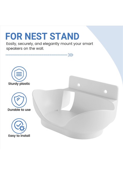 Google Nest Ses Braketi Duvar Braketi Masaüstü Braket-White Için Google Audio Bracket Için (Yurt Dışından) indirimleri