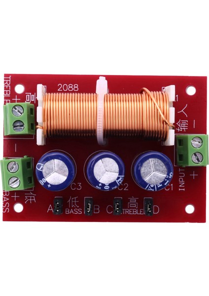 4x YLY-2088 Ses Frekans Bölücü 400W Ayarlanabilir 2 Yollu Crossover Filtreler Tam Aralık Tiz Bas Frekans Bölücü (Yurt Dışından) modelleri