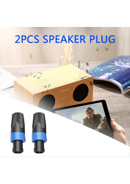 10 Pcs Ses Hoparlör Bağlayıcıları Fişleri Twist Lock Şarj Edilebilir Taşınabilir Hoparlör Kablosuz Nötrik Için Kablosuz NL4FC (Yurt Dışından) fiyatları