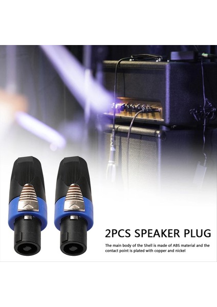 10 Pcs Ses Hoparlör Bağlayıcıları Fişleri Twist Lock Şarj Edilebilir Taşınabilir Hoparlör Kablosuz Nötrik Için Kablosuz NL4FC (Yurt Dışından) indirimleri