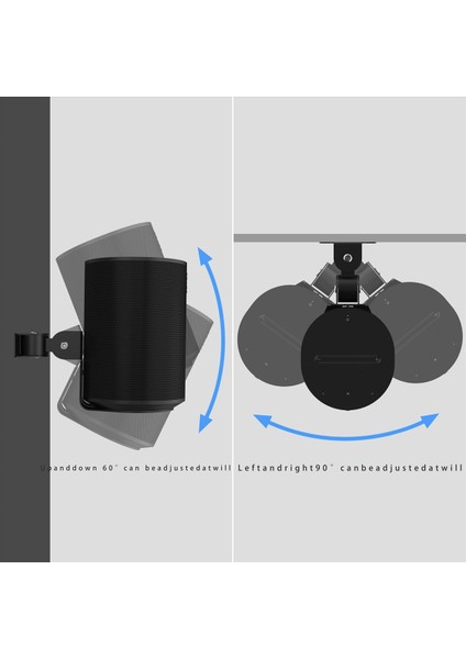 Sono Era Için Duvar MONTAJI100 Akıllı Hoparlör Braketi Için Akıllı Hoparlör Tutucu Duvar Asma Siyah Için Akıllı Hoparlör (Yurt Dışından) fırsatları