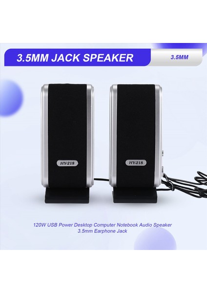 Yeni 120W USB Güç Masaüstü Bilgisayar Defteri Sesli Hoparlör 3 5mm Kulaklık Jakı (Yurt Dışından) fırsatları