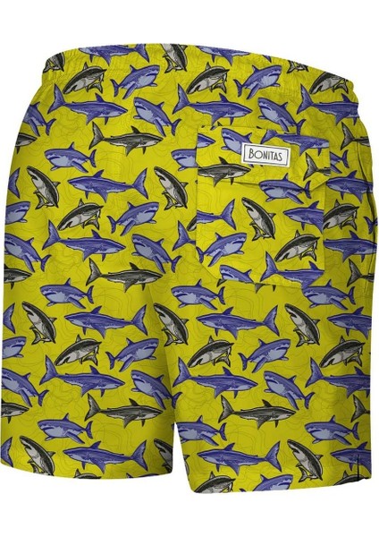 Erkek Şort Köpek Balığı - Sarı 22701 modelleri