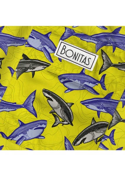 Erkek Şort Köpek Balığı - Sarı 22701 fırsatları