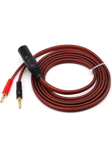 Xlr&#39 Den Muz Hoparlör Kablosu Xlr 3 Pin Erkek-Çift Muz Fişleri Ses Kablosu Altın Kaplamalı 4mm Fişe Xlr3 Pro Hifi (Yurt Dışından) fiyatları