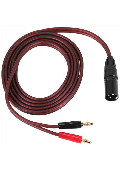 Xlr&#39 Den Muz Hoparlör Kablosu Xlr 3 Pin Erkek-Çift Muz Fişleri Ses Kablosu Altın Kaplamalı 4mm Fişe Xlr3 Pro Hifi (Yurt Dışından) modelleri