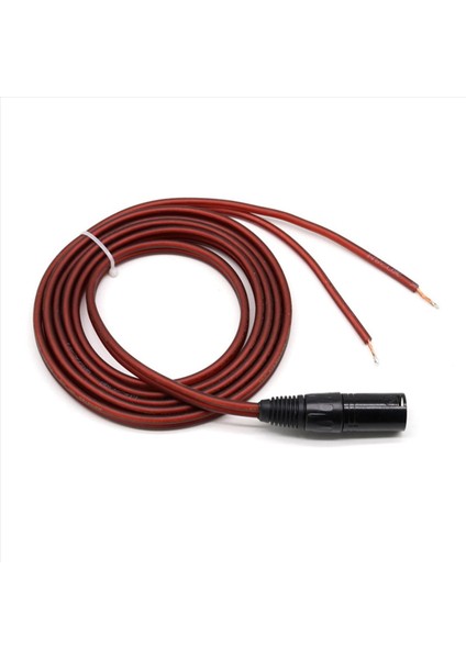 2x Xlr Hoparlör Kablosu Hoparlör Teli - Xlr Tapa Altın Kaplama Xlr 3 Pin Erkek Konnektörü Değiştirme Ses Kablosu (Yurt Dışından) fiyatları