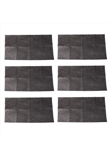 6x Hoparlör Kumaş Araba Subwoofer Kutusu Polyester Fiber Ses Absorbing Tahta Giysileri Anti-Sismik Battaniye Gri Kıdemli (Yurt Dışından)