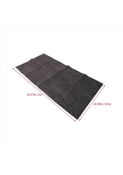 6x Hoparlör Kumaş Araba Subwoofer Kutusu Polyester Fiber Ses Absorbing Tahta Giysileri Anti-Sismik Battaniye Gri Kıdemli (Yurt Dışından) fiyatları