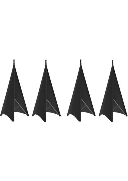 Evrensel Dj Hafif Hoparlör Stand Stant Teridi Scrim Kapak Gerilebilir Polyester Malzemeli 4 Pc (Yurt Dışından)