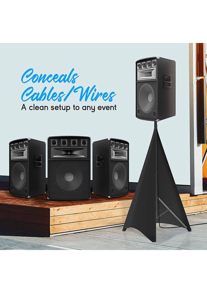 Evrensel Dj Hafif Hoparlör Stand Stant Teridi Scrim Kapak Gerilebilir Polyester Malzemeli 4 Pc (Yurt Dışından) indirimleri