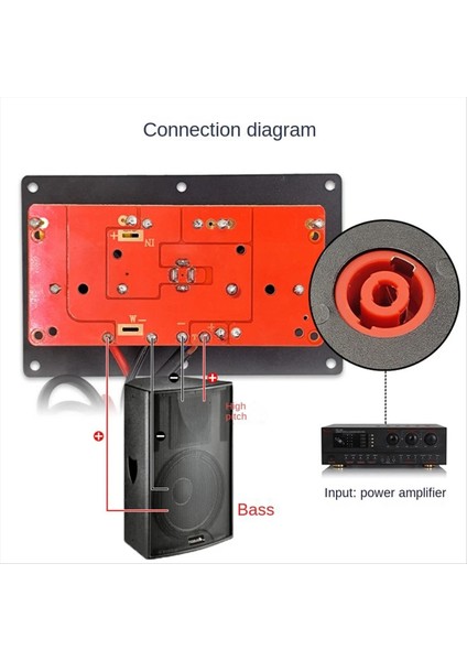 2 Yollu 300W Frekans Çapraz Bölme Tiz Hoparlörler Dıy High Fidelity Sound Için Stereo Ses Filtresi (Yurt Dışından) modelleri